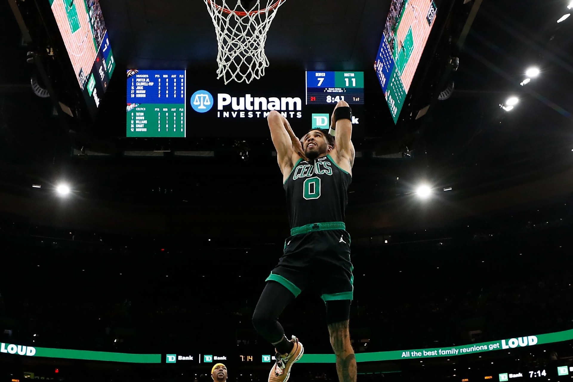 掘金强势湖人，塔图姆统治全场的简单介绍